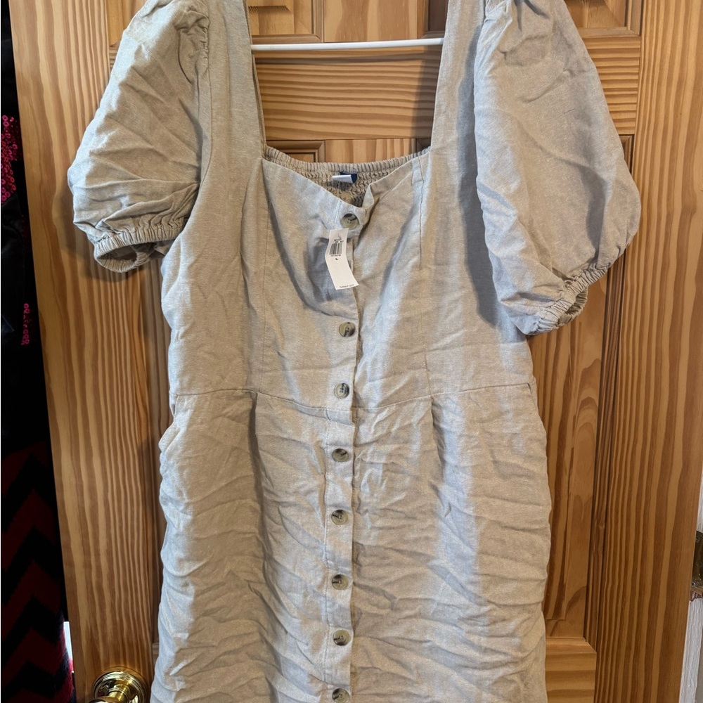Old Navy Puff Sleeve Mini Dress